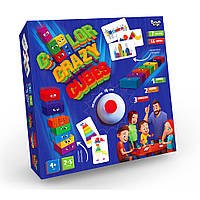 Развивающая настольная игра Color Crazy Cubes Danko Toys CCC-02-01U со звоночком ES, код: 8314608