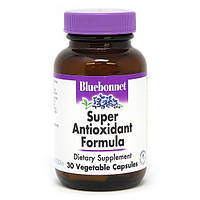 Антиоксидант Bluebonnet Nutrition Super Antioxidant Formula 30 Veg Caps BLB0324 SN, код: 7517348