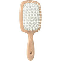 Расческа для волос Janeke Superbrush small Персиковая с белый ES, код: 8289760