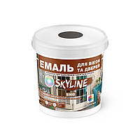 Емаль акрилова для Окон і Двері SkyLine Wood Графітова RAL 7024 0.4 л BB, код: 8195736