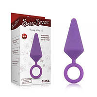 Анальная пробка с кольцом Chisa Candy Plug Large TN, код: 7723812