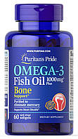 Рыбий жир Омега-3 Puritans Pride 1000 мг 60 капсул (32825) TE, код: 1536107
