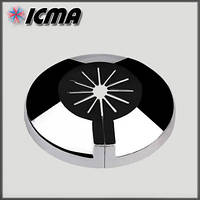 Розетка одинарна для хромованого двотрубного вентиля ICMA