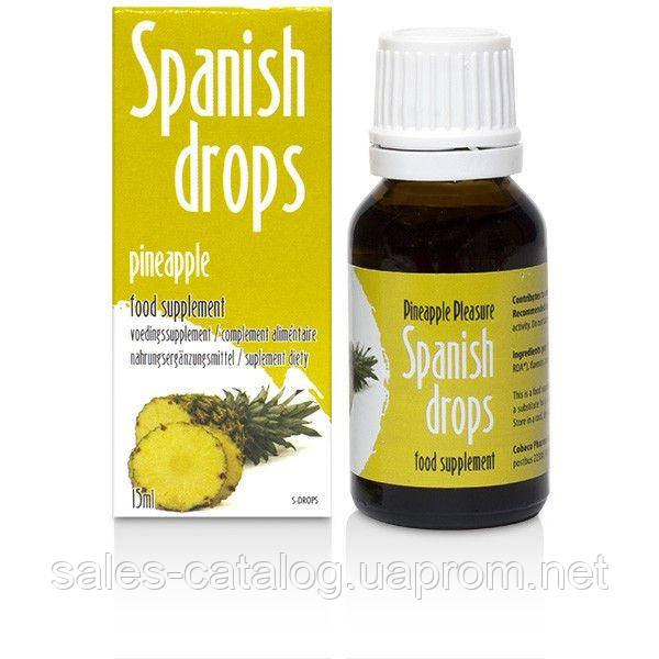 Збуджувальні краплі Cobeco Spanish Drops Pineapple Pleasure 15 мл SC, код: 7538368