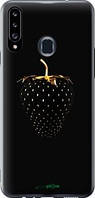 Чохол на Samsung Galaxy A20s A207F Чорна полуниця "3585u-1775-2448"