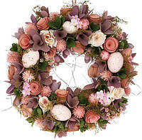 Декоративный венок подвесной Lilac Flowers Ø33cm Bona DP118235 OM, код: 7523285