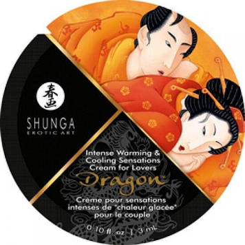 Пробник стимулювального крема для пар Shunga SHUNGA Dragon Cream (3 мл) Bomba💣