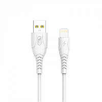 Кабель Sky Dolphin S08L USB - Lightning 1м White (USB-000560) EM, код: 8381917