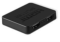 Перехідник моніторний Gutbay HDMI 1x2 (Splitter) Act v1.4 4K30Hz 3D чорний (78.01.2853) OS, код: 7455416
