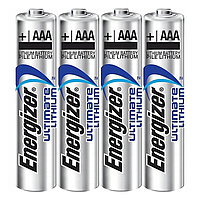 Батарейка литиевая Lithium AAA Ultimate (LR03) Energizer 1.5V, 4шт. в блистере