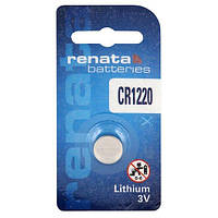 Батарейка RENATA CR1220 Lithium, 3V, 1х1 шт CP, код: 8328134