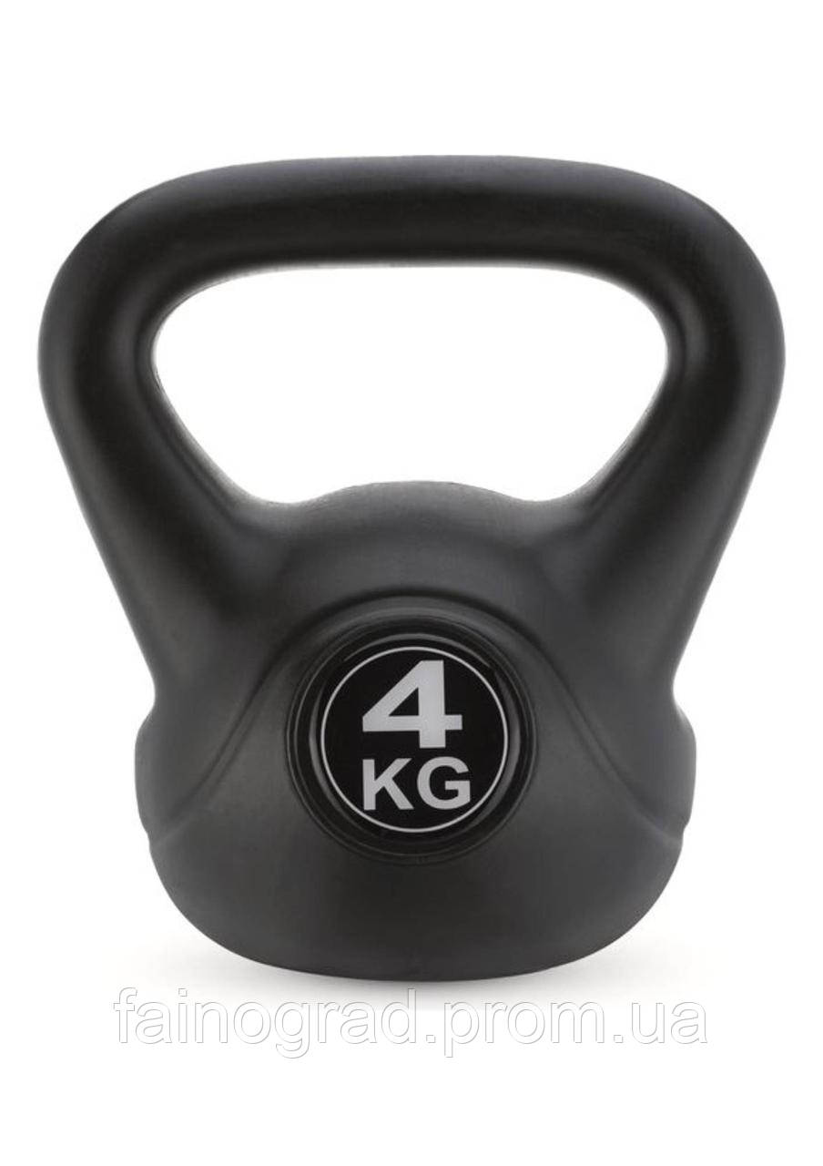 Гиря виниловая Gymtek 4 кг черный FG, код: 7996126 (ID#2157188811 ...