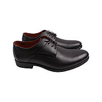 Туфлі чоловічі Rondo чорні натуральна шкіра 49-22DT 45 CP, код: 7576239