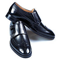 Чоловічі туфлі монки Брюгге TANNER 45 Чорні NL, код: 2630853