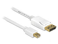 Кабель монітора-сигнальний Delock DisplayPort-mini M M 7.0m v1.2 4K60Hz 19p D6.0mm Gold Cu б PI, код: 7453976