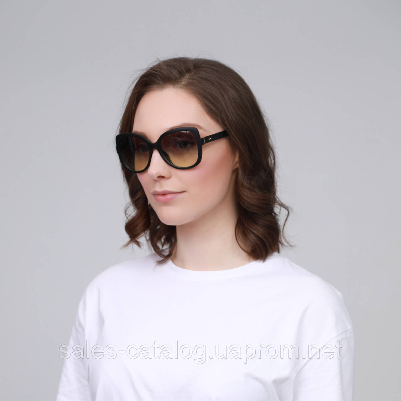Сонцезахисні окуляри жіночі LuckyLOOK 086-938 Фешн-класика SC, код: 7555763
