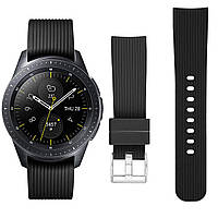 Ремешок BeWatch шириной 20 мм для Samsung Galaxy Watch 42 mm \ Galaxy Active Черный (1012101) OM, код: 1286250