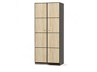 Шкаф для вещей Мебель Сервис Фантазия 2Д венге темный самоа FT, код: 6542132