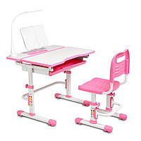 Комплект дитячих меблів парта та стілець-трансформери Cubby Botero 780 x 588 x 540-760 мм Pink SP, код: 8080350