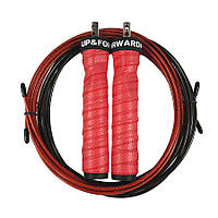 Скакалка скоростная для кроссфита UP FORWARD Speed Rope PRO+ Красный TE, код: 8262426