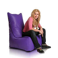 Бескаркасное кресло Tia-Sport Монарх 50х70х100 см фиолетовый (sm-0700) ES, код: 6538400