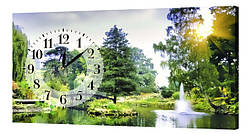 Настінний годинник ProfART на полотні 30 x 53 см Природа (P-823_S) SC, код: 1225786