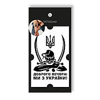 Временная тату TATTOOSHKA Козак L-54 TP, код: 7678488