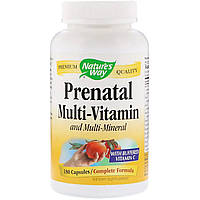 Мультивитамины для беременных Nature's Way Prenatal Multi-Vitamin and Multi-Mineral 180 капсу ML, код: 1726172