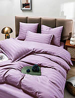 Комплект постельного белья сатин SADA Lux двуспальный светло-фиолетовый (5562) EM, код: 8260273