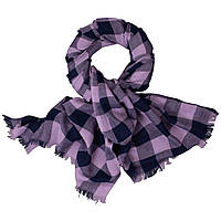 Женский шарф Lindenmann 2539-03 Черно-фиолетовый ML, код: 7575727