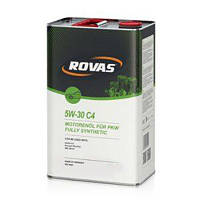 Моторное масло Rovas 5W-30 С4 синтетика 1 л (73614) BB, код: 8294544