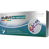 Витаминно-минеральный комплекс для спорта Activlab Pharma MultiVit for Men 60 Caps SC, код: 8019674