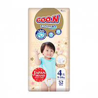 Підгузки GOO.N Premium Soft для дітей 9-14 кг (розмір 4(L), на липучках, унісекс, 52 шт.)  Shvidko - Порадуй Себе