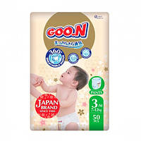 Трусики-підгузки GOO.N Premium Soft для дітей 7-12 кг (розмір 3(M), унісекс, 50 шт)  Shvidko - Порадуй Себе