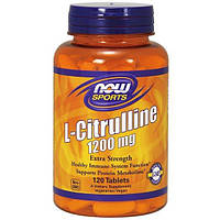 Цитруллин NOW Foods L-Citrulline 1200 mg 120 Tabs OB, код: 7518416