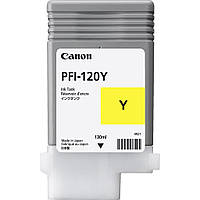 Картридж Canon PFI-120 Yellow, 130ml (2888C001AA) FT, код: 6618944