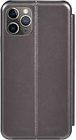 Чехол-накладка TOTO Book Rounded Leather Case Apple iPhone 11 Pro Gray