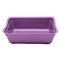Туалет для кошек глубокий Фауна Днепр 40х27х12 см Фиолетовый SX, код: 8177483
