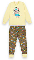 Пижама детская тонкая для девочки GABBI PGD-21-8 Молочный на рост 110 (12799) PI, код: 8454288