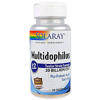 Пробиотики Multidophilus 12 Solaray 50 капсул (20282) OS, код: 1535633