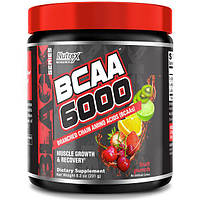 Аминокислота BCAA для спорта Nutrex BCAA 6000 255 g 30 servings Fruit Punch OB, код: 7519473