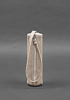 Женская кожаная ключница 3.1 Тубус XL светло-бежевая BlankNote MP, код: 8132942