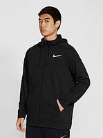 Кофта Nike M Nk Df Hdie Fz Fl (CZ6376-010) M Черный SX, код: 8452847