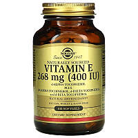 Витамин E Solgar Vitamin E 400 IU 268 mg 100 Softgels UM, код: 7521073