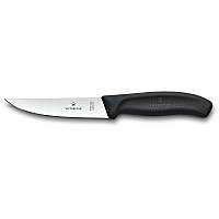 Кухонный нож Victorinox SwissClassic Carving разделочный 12 см Черный (6.8103.12B) EV, код: 7431946