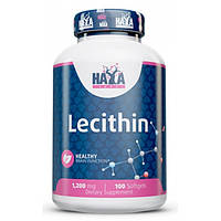 Лецитин Haya Labs Lecithin 1200 mg 100 Softgels EJ, код: 8062193