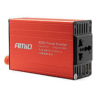 Перетворювач напруги AMIO DC12V-AC220V 600W Автомобільний інвертор SC, код: 7730615