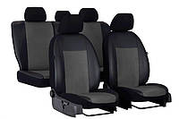 Авто чехлы комбинированые Seat Cordoba (2002-2008) POK-TER Unico Premium с серой вставкой z116-2024