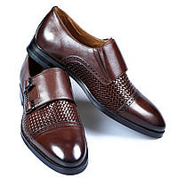 Чоловічі туфлі монки Реймонд TANNER 42 Коричневі UD, код: 2630787