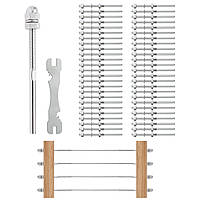 VEVOR 61-упаковка кабельных перил с потайной резьбой для натяжного болта для 1/8-дюймовых палубных кабельных